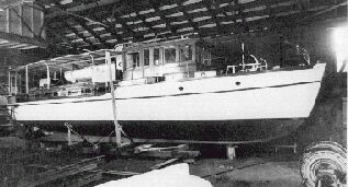 Wasaka III in Boat Shed